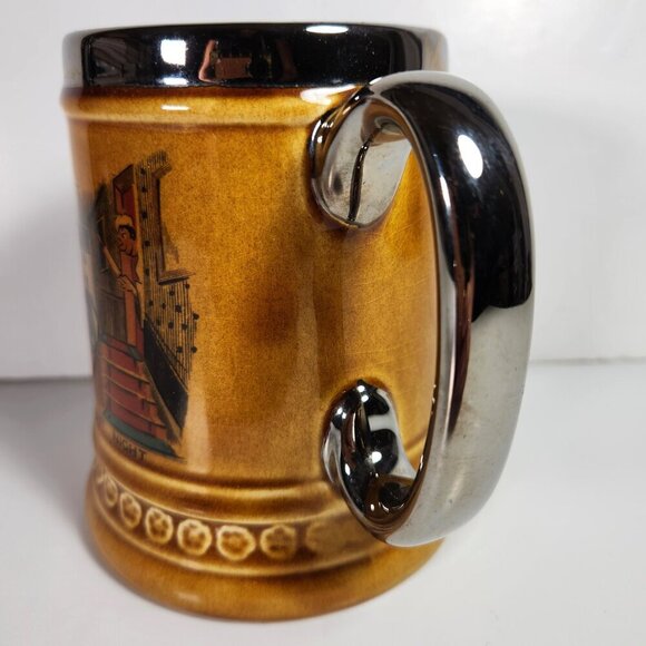 Lord Nelson Ware Beer Stein Silent Night Elijah Cotton Stafford England 70s - Picture 2 of 7